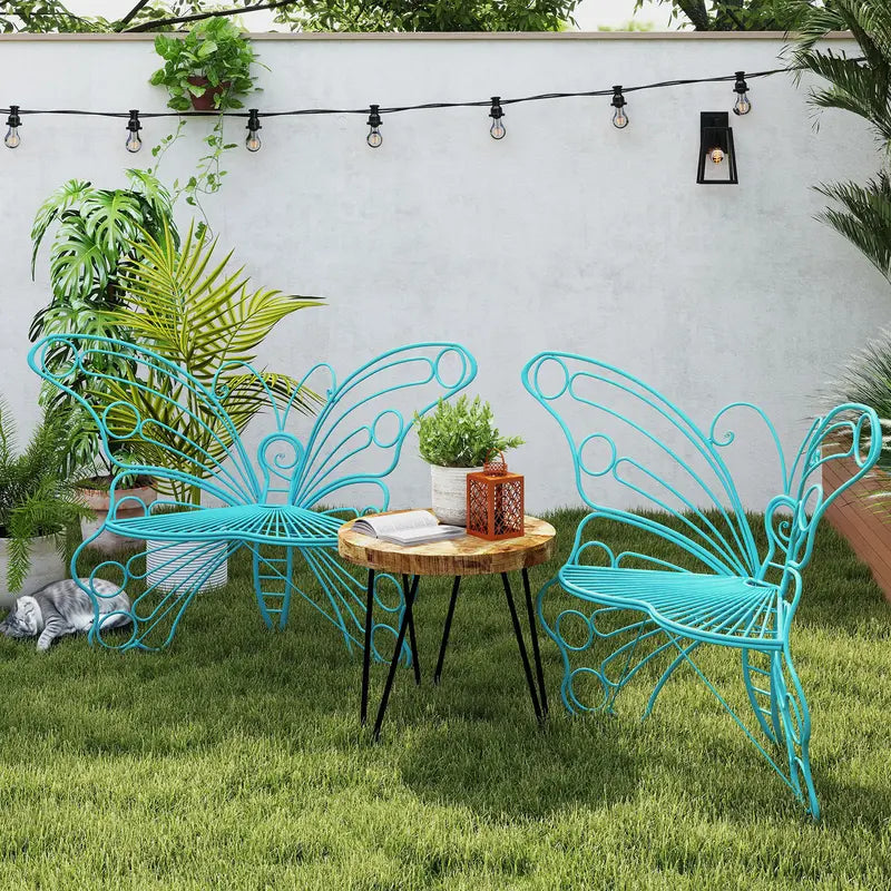 Outdoor Metal Butterfly Chairs: Millennial, Bohemian, and Rustic Styles