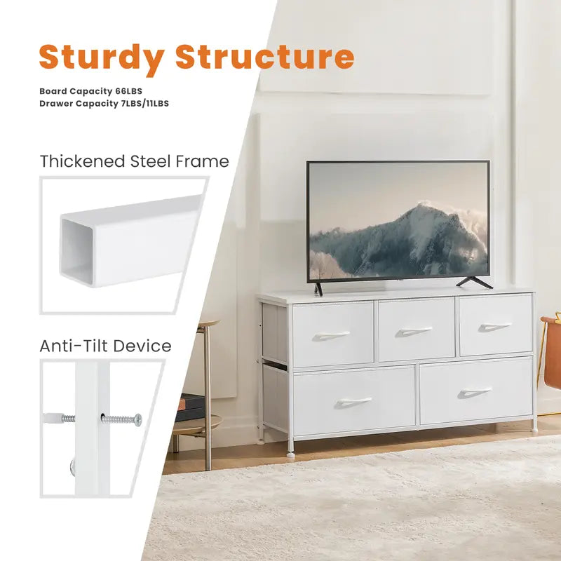 Bedroom storage cabinet with drawers